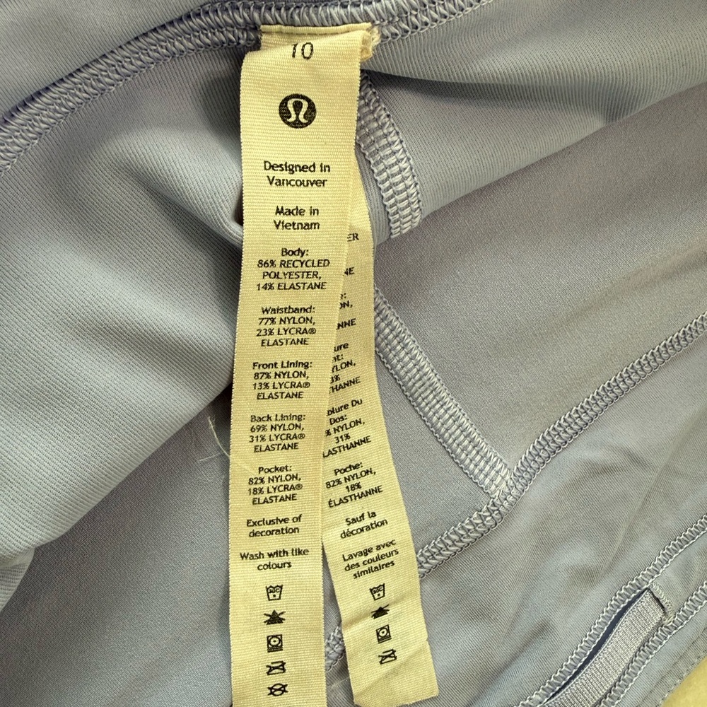 Lululemon Pace Rival Mid-Rise Skirt Lilac Smoke Size 10 - Picture 5 of 10